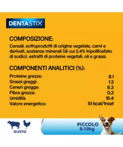 Pedigree - dentastix snack igiene orale small, 70 pz